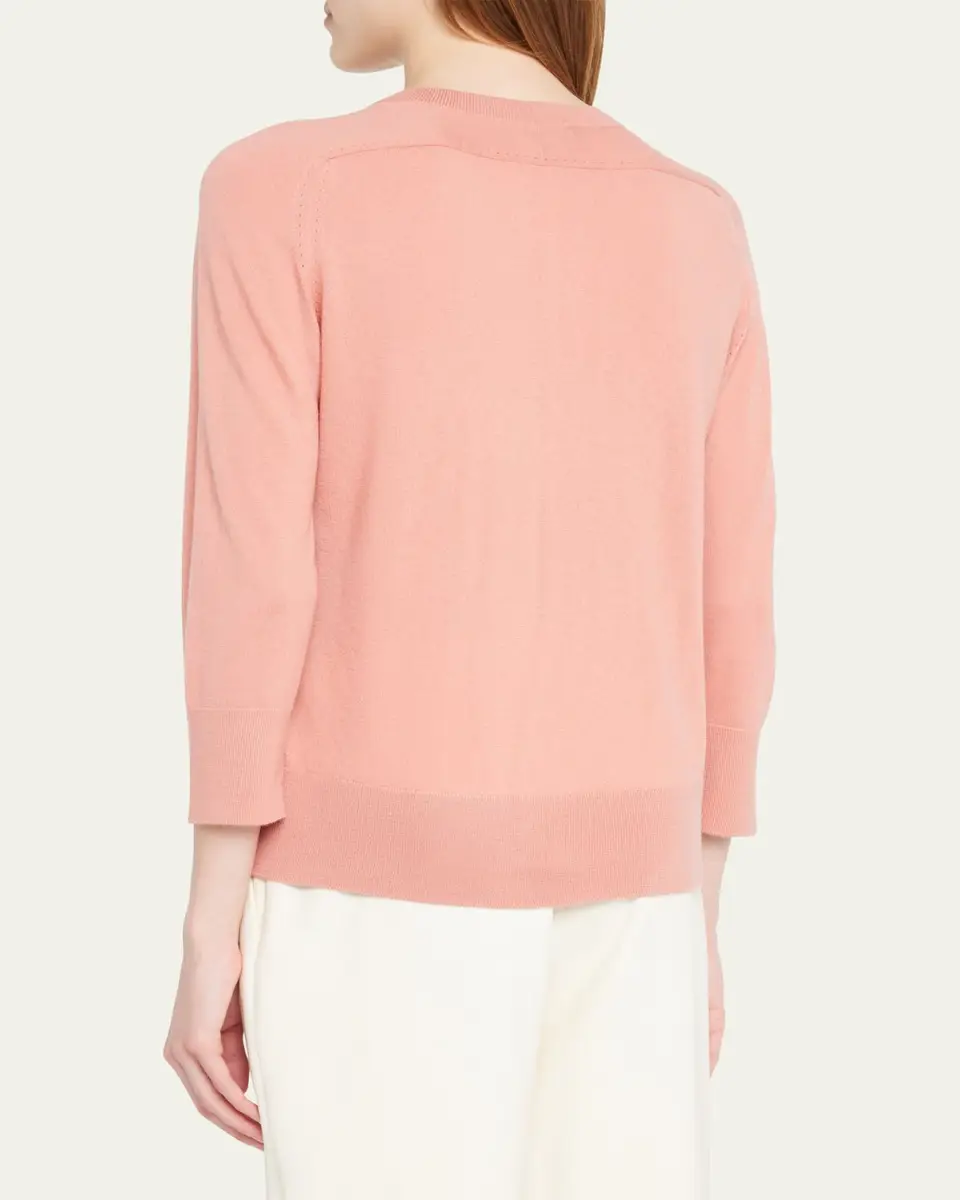 Loro Piana Girocollo Manica Neo Piuma Cashmere Sweater | Thumbnail 11 Loro Piana Girocollo Manica Neo Piuma Cashmere Sweater | Thumbnail 11