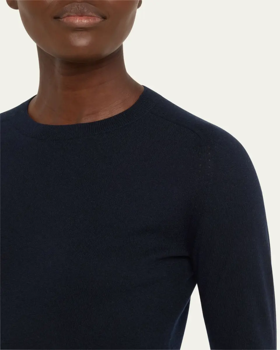 Loro Piana Girocollo Manica Neo Piuma Cashmere Sweater | Thumbnail 5 Loro Piana Girocollo Manica Neo Piuma Cashmere Sweater | Thumbnail 5
