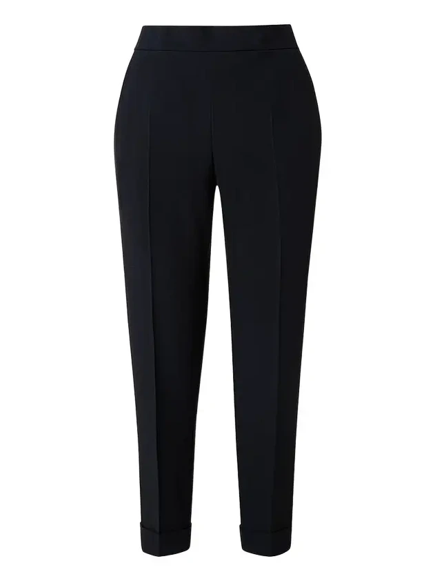 Chris Pleated Straight-Leg Pants Chris Pleated Straight-Leg Pants