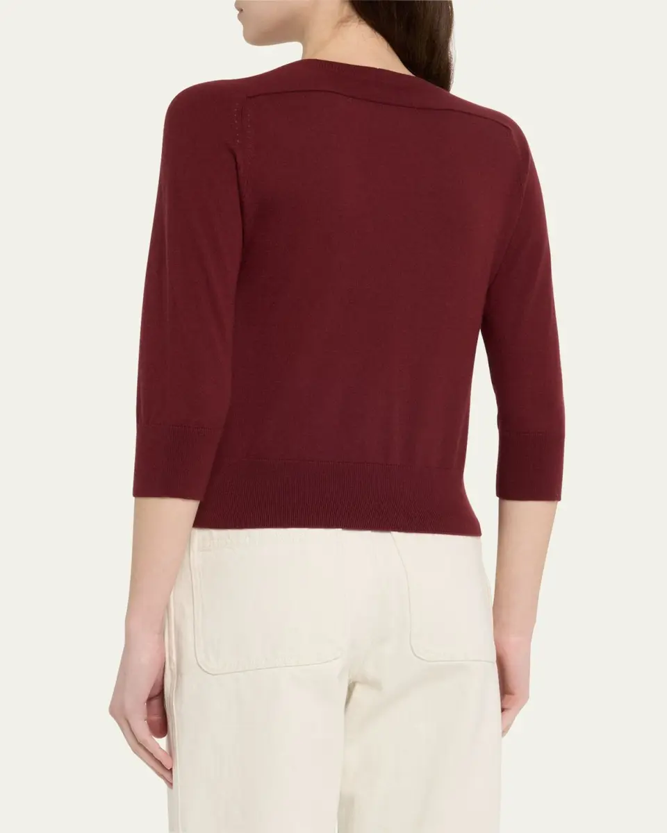 Loro Piana Girocollo Manica Neo Piuma Cashmere Sweater | Thumbnail 7 Loro Piana Girocollo Manica Neo Piuma Cashmere Sweater | Thumbnail 7