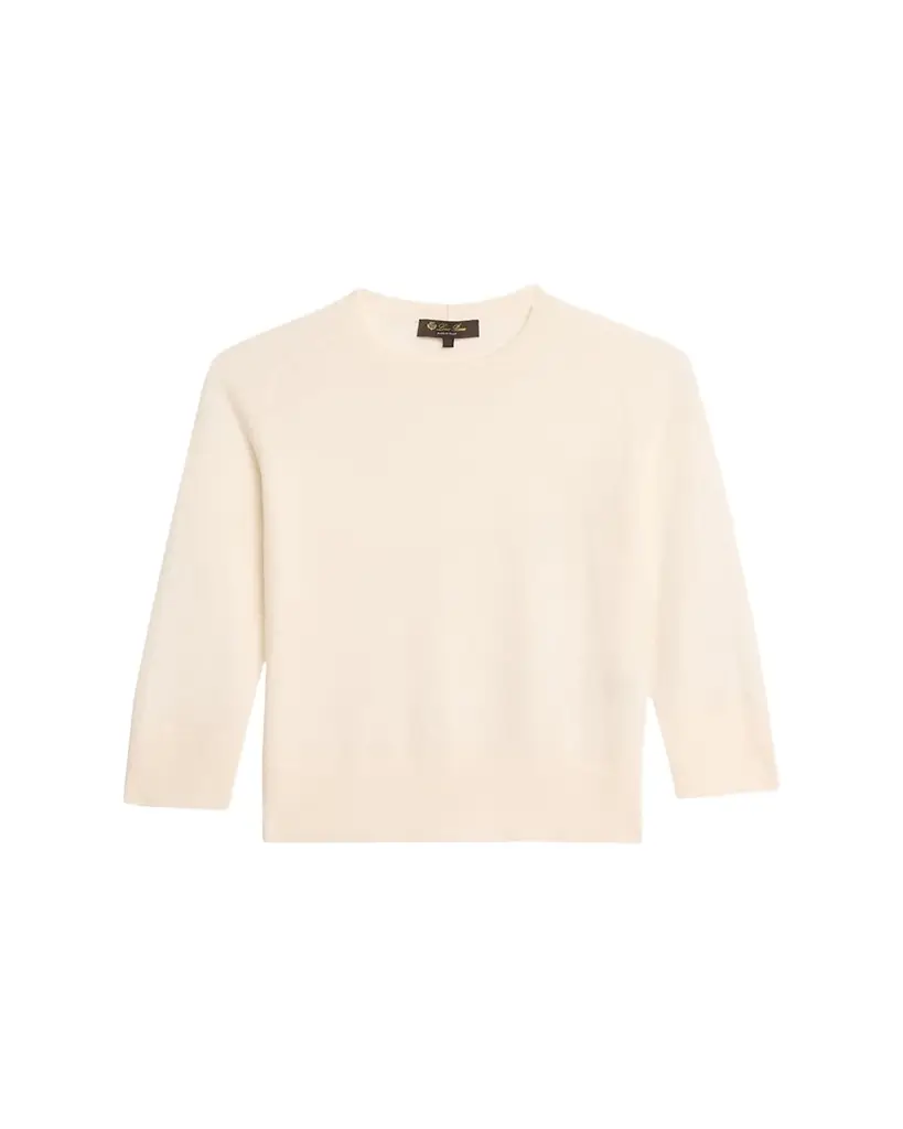 Loro Piana Girocollo Manica Neo Piuma Cashmere Sweater | Image 1 Loro Piana Girocollo Manica Neo Piuma Cashmere Sweater | Image 1