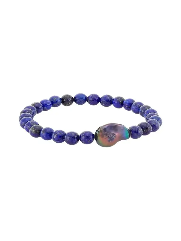 Paige Novick Venus South Sea Baroque Pearl and Lapis Bracelet