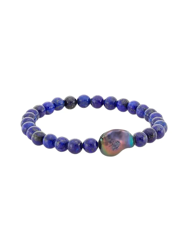 Venus South Sea Baroque Pearl and Lapis Bracelet Venus South Sea Baroque Pearl and Lapis Bracelet