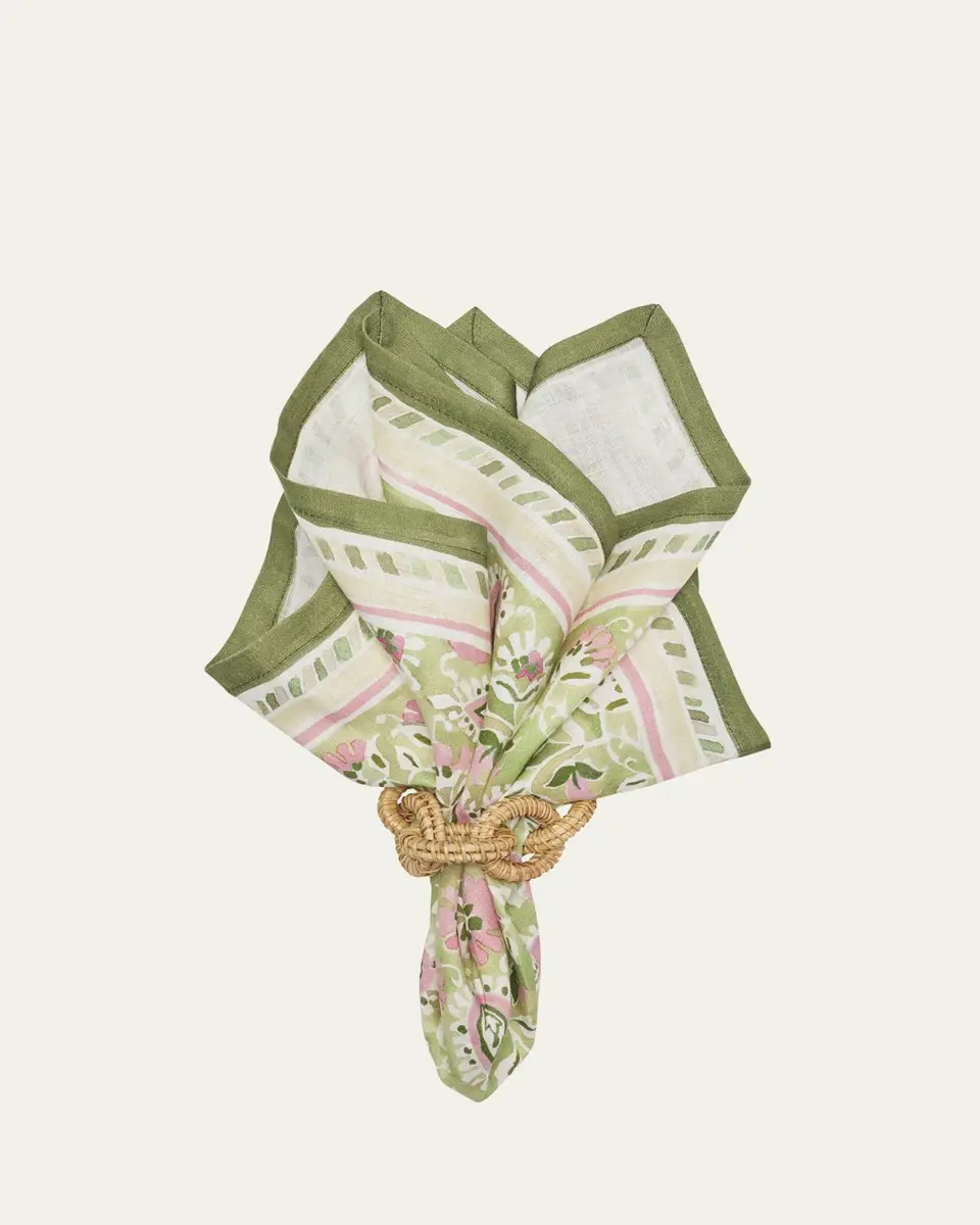 Kim Seybert Rattan Link Napkin Ring | Thumbnail 3 Kim Seybert Rattan Link Napkin Ring | Thumbnail 3