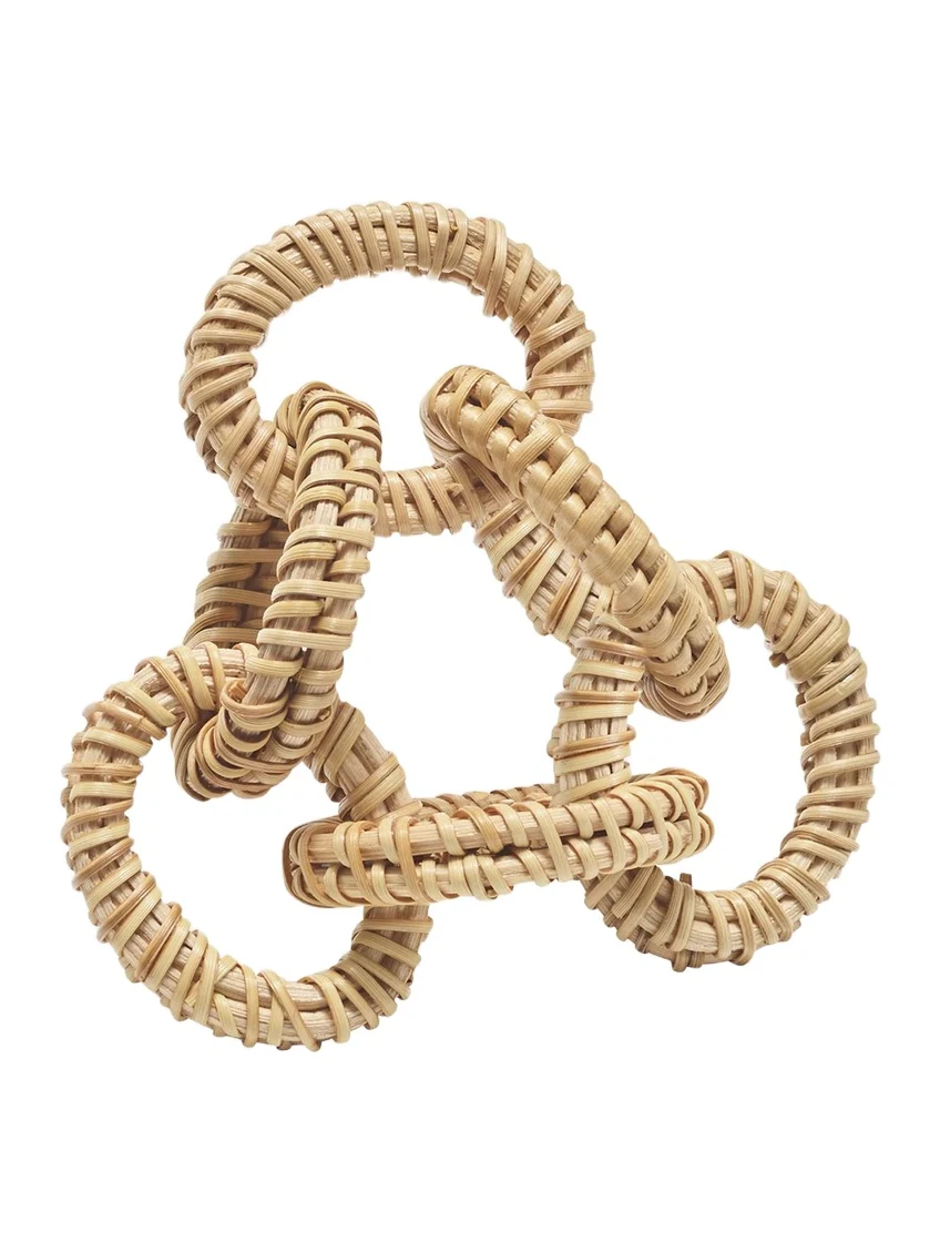 Kim Seybert Rattan Link Napkin Ring