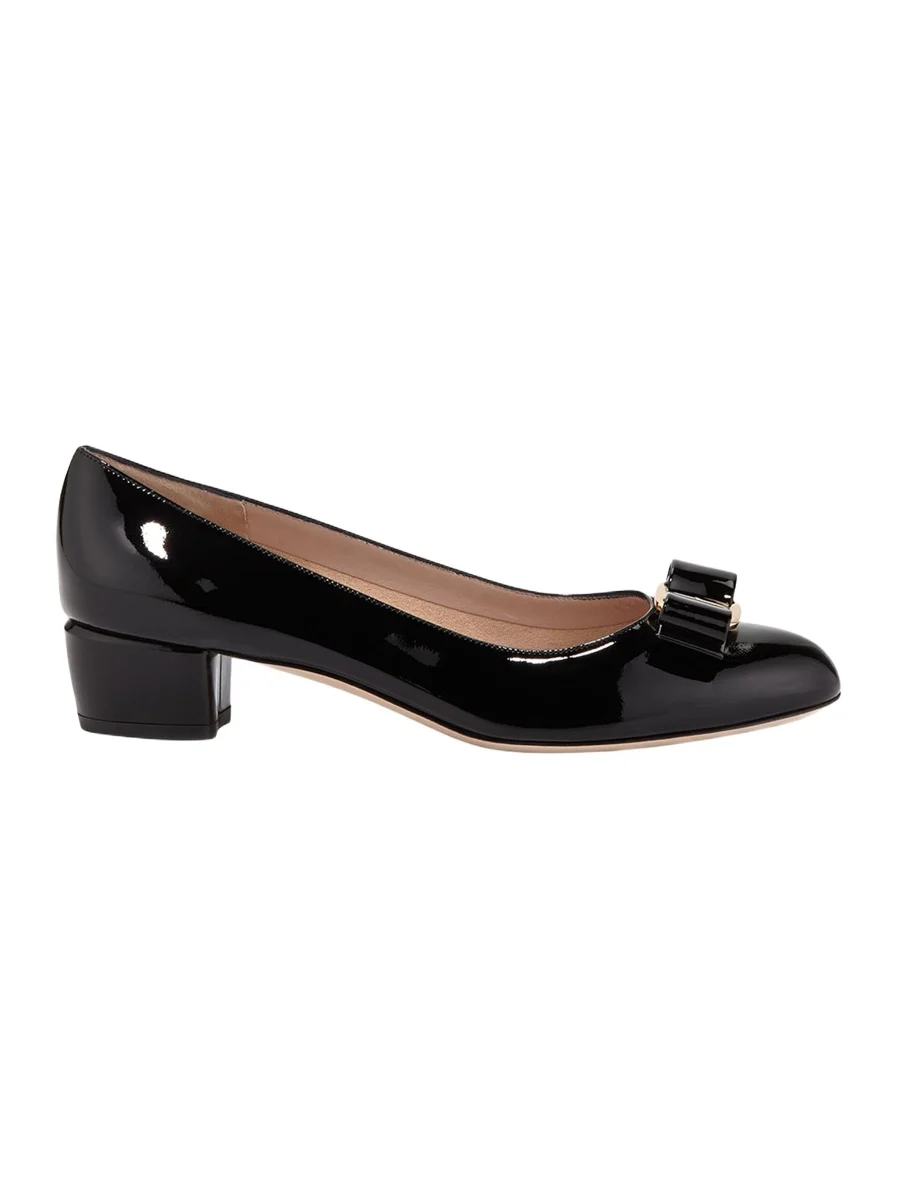 Vara Bow Leather Low Pumps Vara Bow Leather Low Pumps