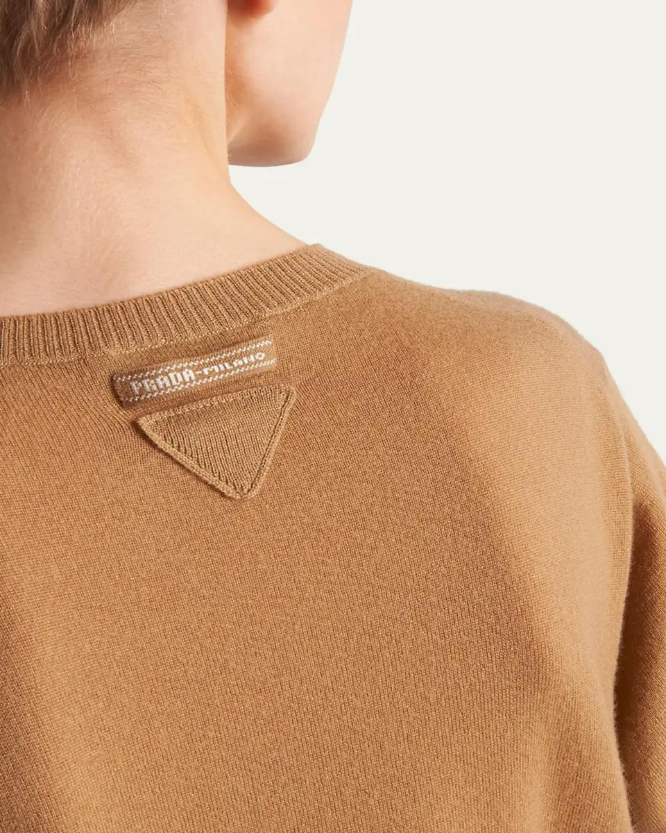 Prada Superfine Cashmere Knit Shirt | Thumbnail 4