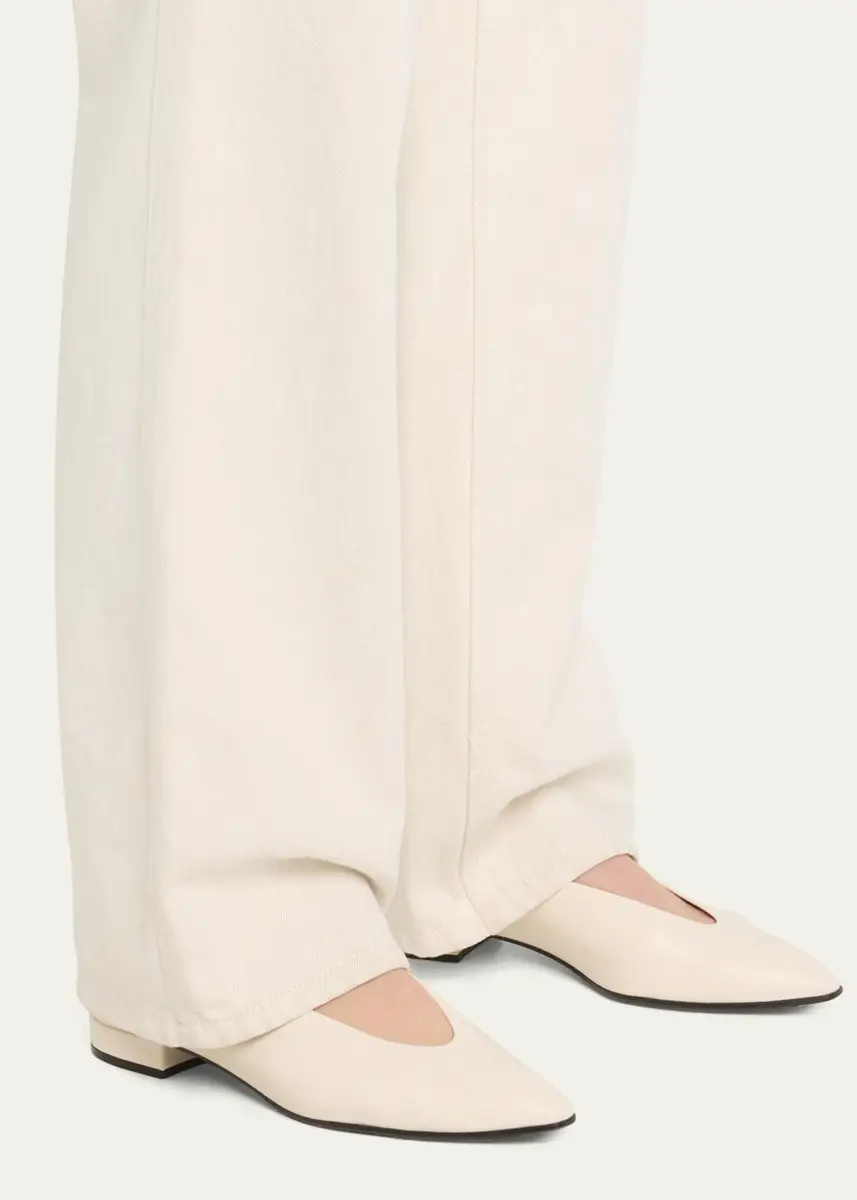 Loro Piana Rebecca Calfskin Ballerina Flats | Thumbnail 2 Loro Piana Rebecca Calfskin Ballerina Flats | Thumbnail 2