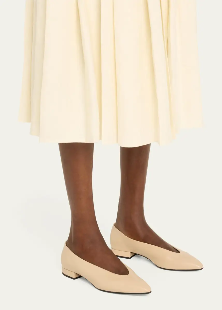 Loro Piana Rebecca Calfskin Ballerina Flats | Thumbnail 6 Loro Piana Rebecca Calfskin Ballerina Flats | Thumbnail 6