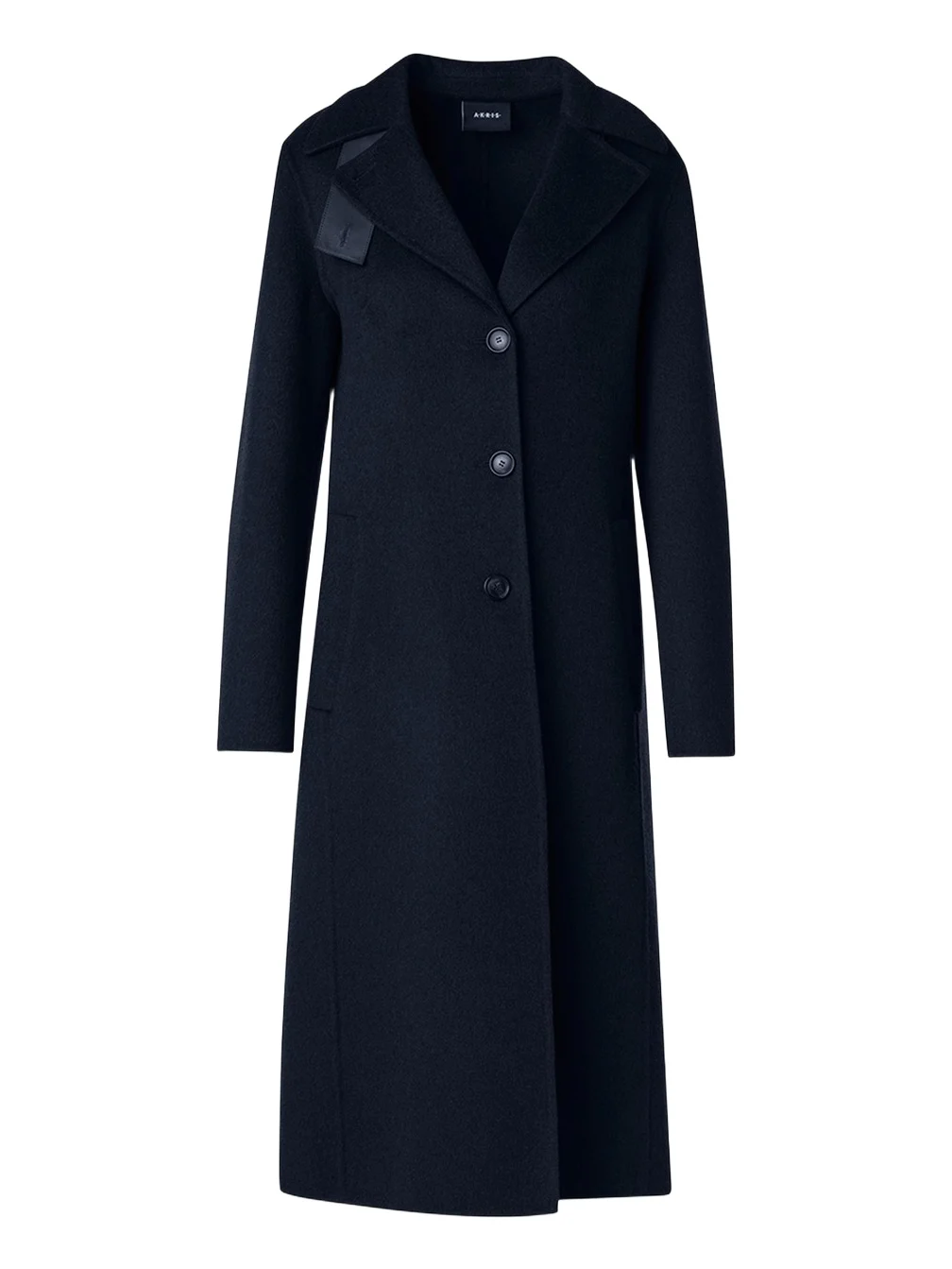 Leather Collar Cashmere Coat Leather Collar Cashmere Coat