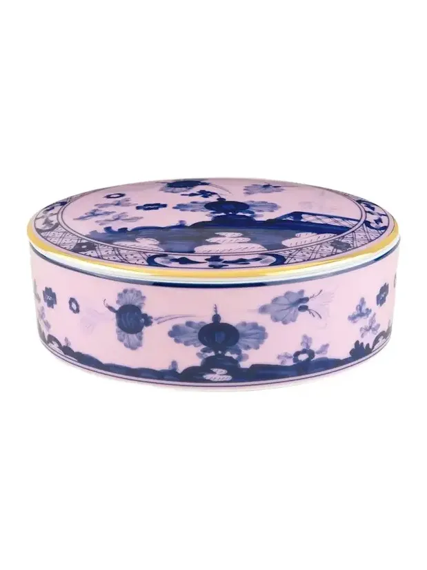 GINORI 1735 Oriente Italiano Round Box with Cover
