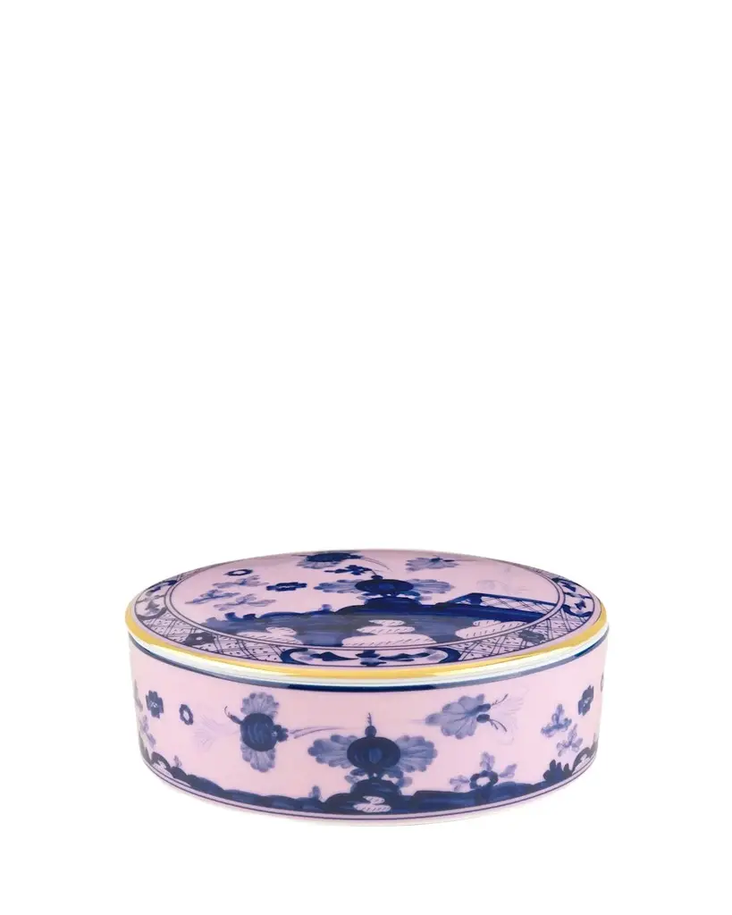 GINORI 1735 Oriente Italiano Round Box with Cover