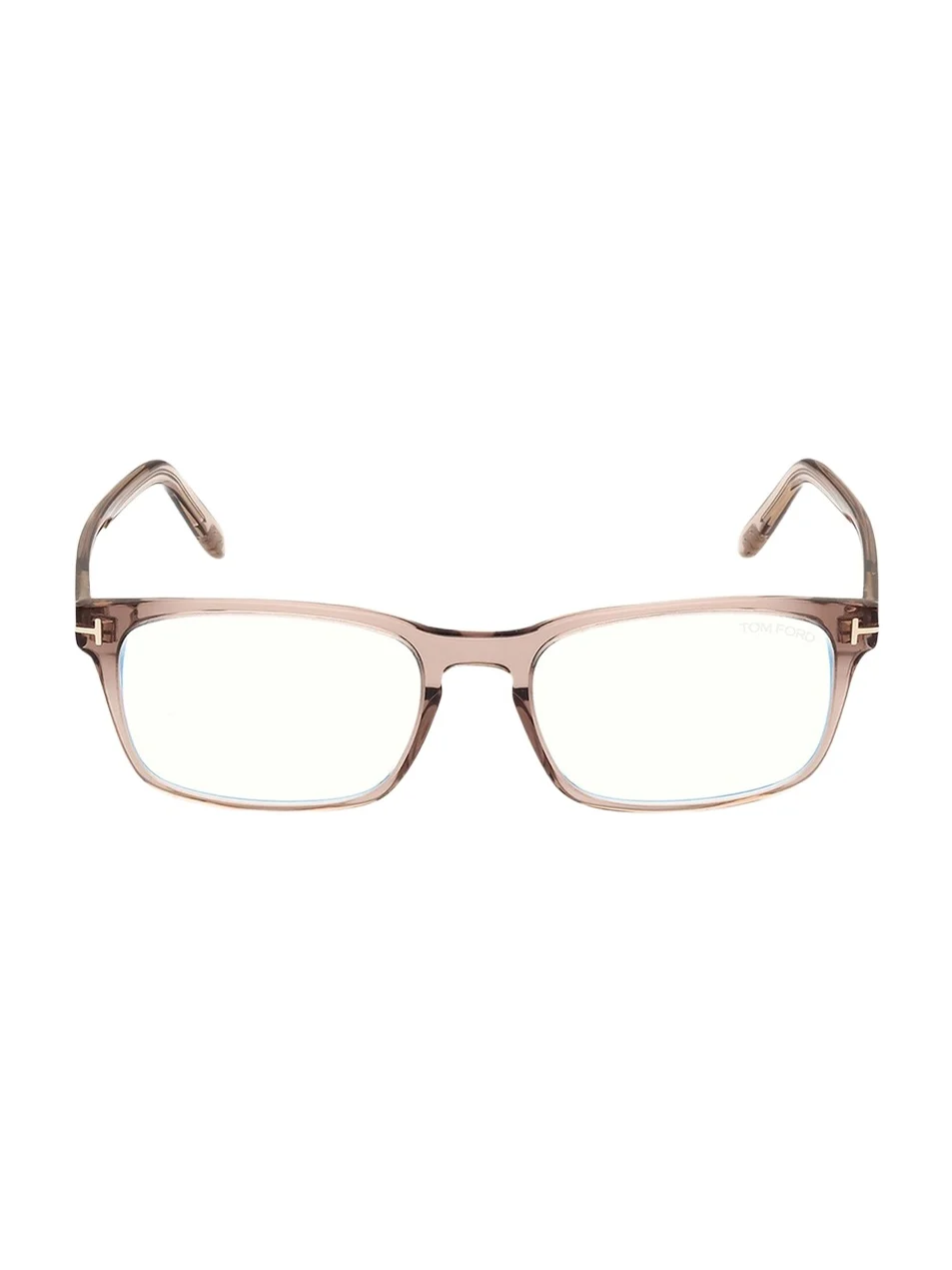 Tom Ford Blue Blocking Keyhole Acetate Rectangle Glasses