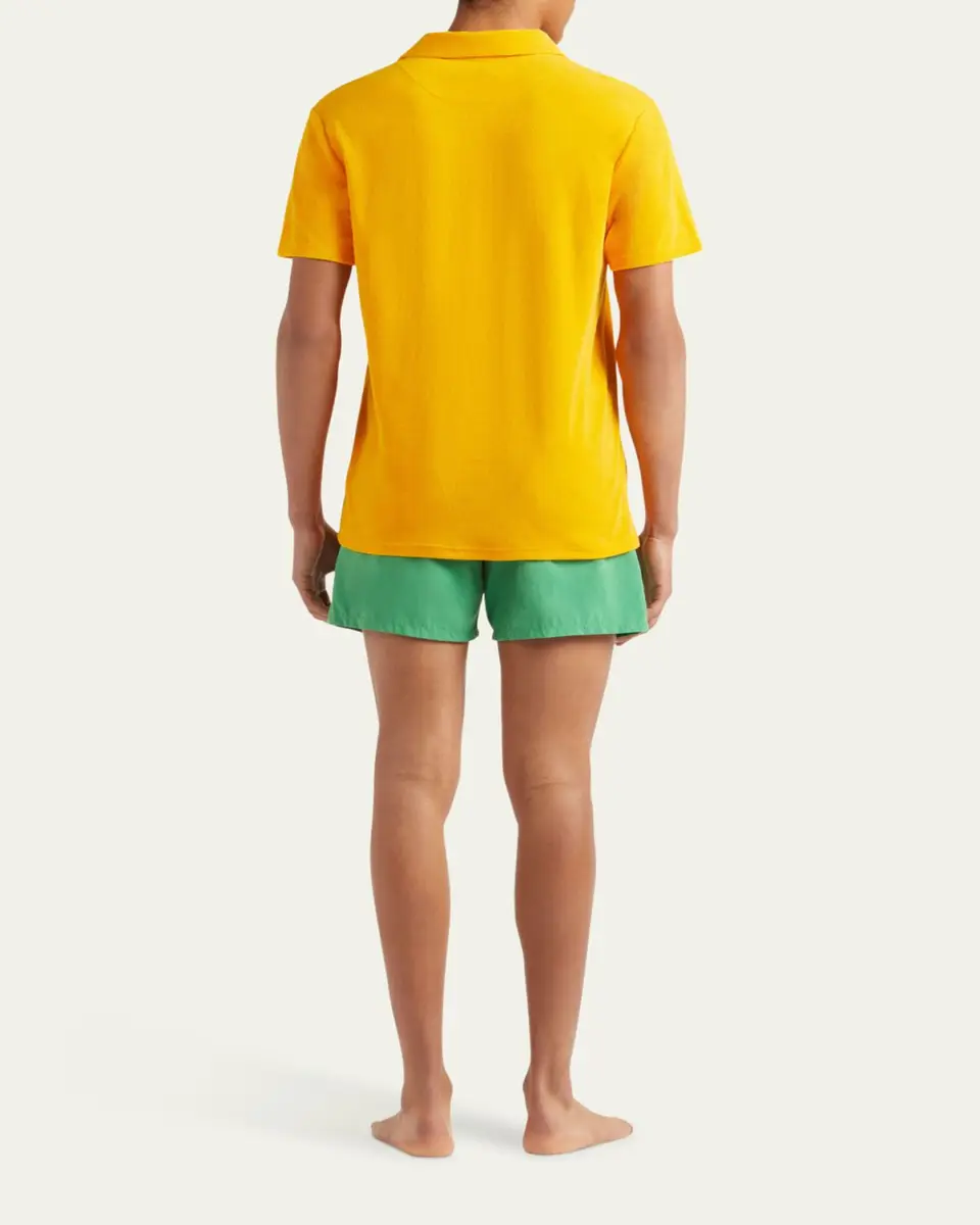 Vilebrequin Men's Organic Terry Polo Shirt | Thumbnail 3 Vilebrequin Men's Organic Terry Polo Shirt | Thumbnail 3