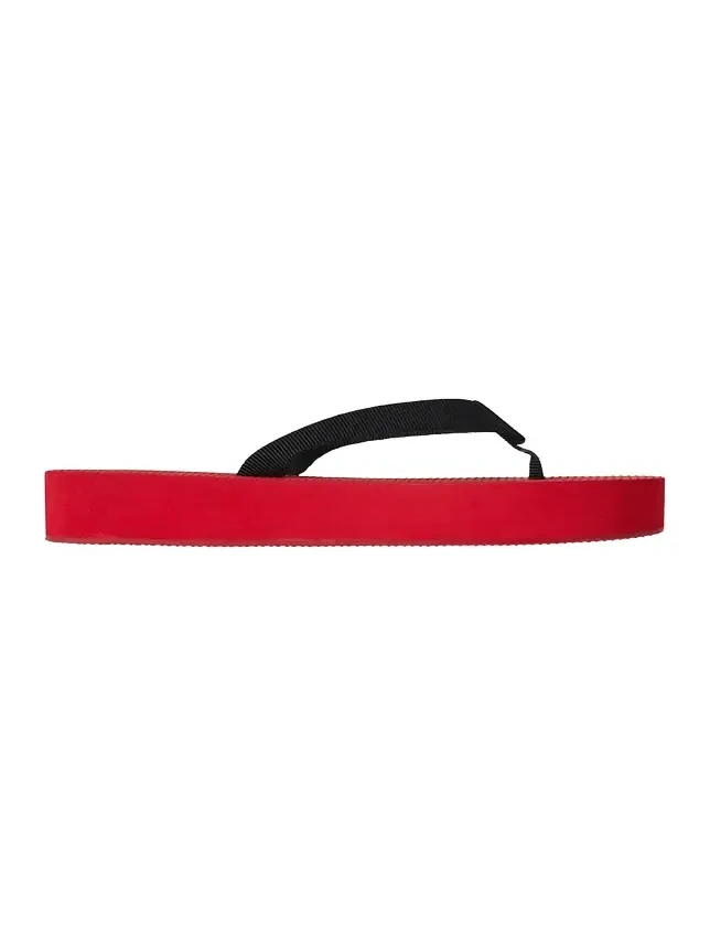 Dune Cotton Flatform Thong Sandals