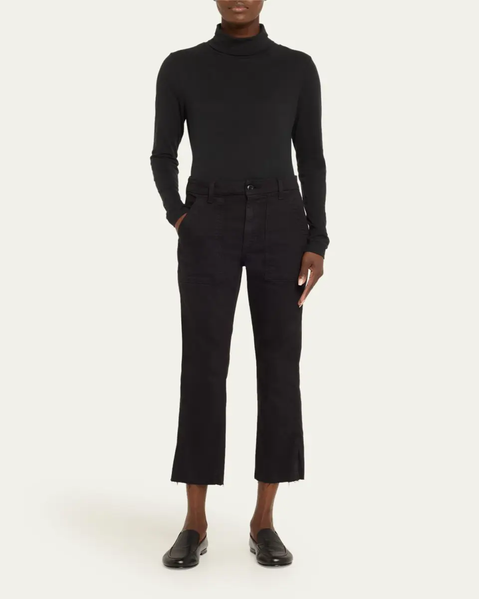 AMO Denim Easy Straight Cropped Army Trousers | Thumbnail 2 AMO Denim Easy Straight Cropped Army Trousers | Thumbnail 2