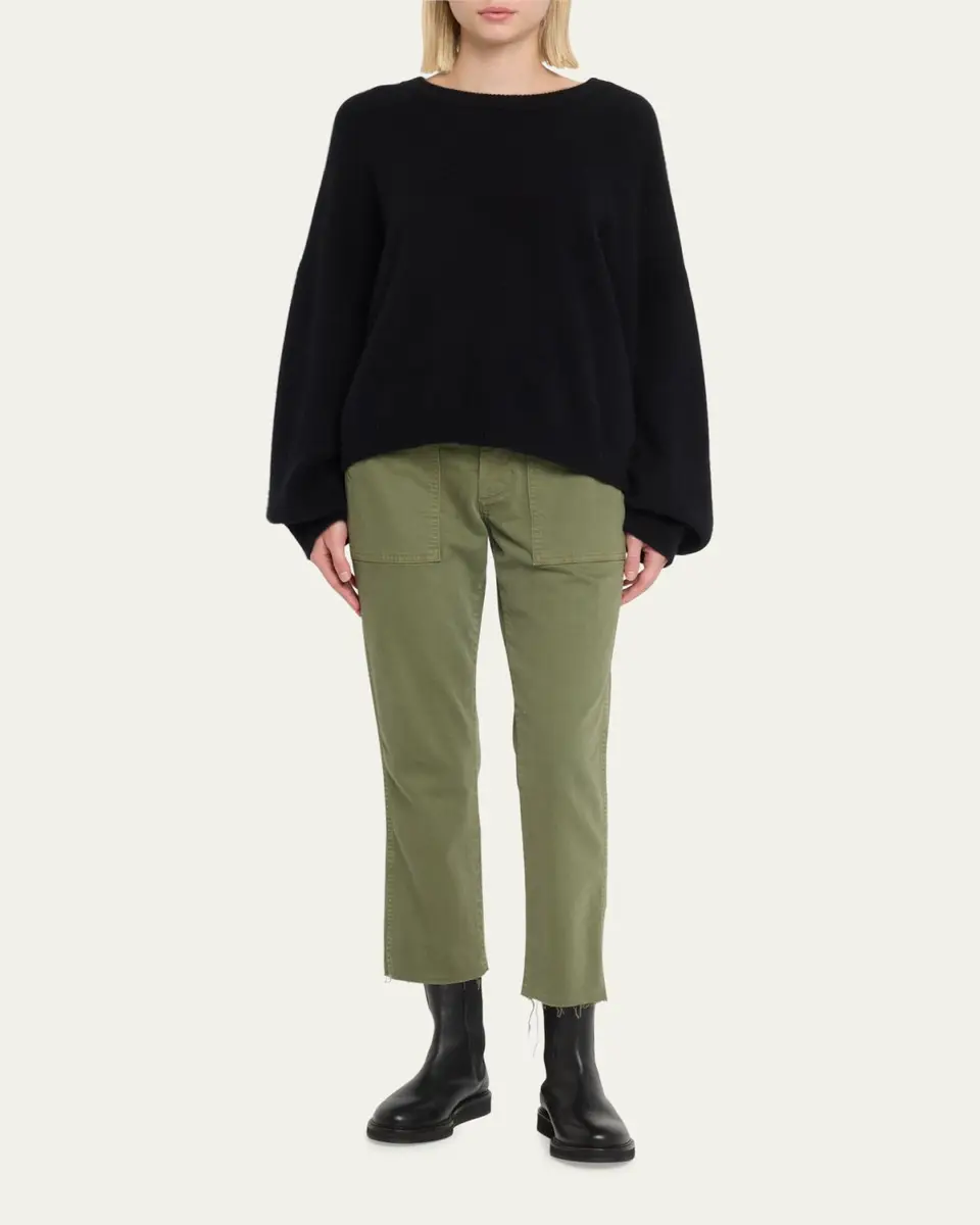 AMO Denim Easy Straight Cropped Army Trousers | Thumbnail 6 AMO Denim Easy Straight Cropped Army Trousers | Thumbnail 6