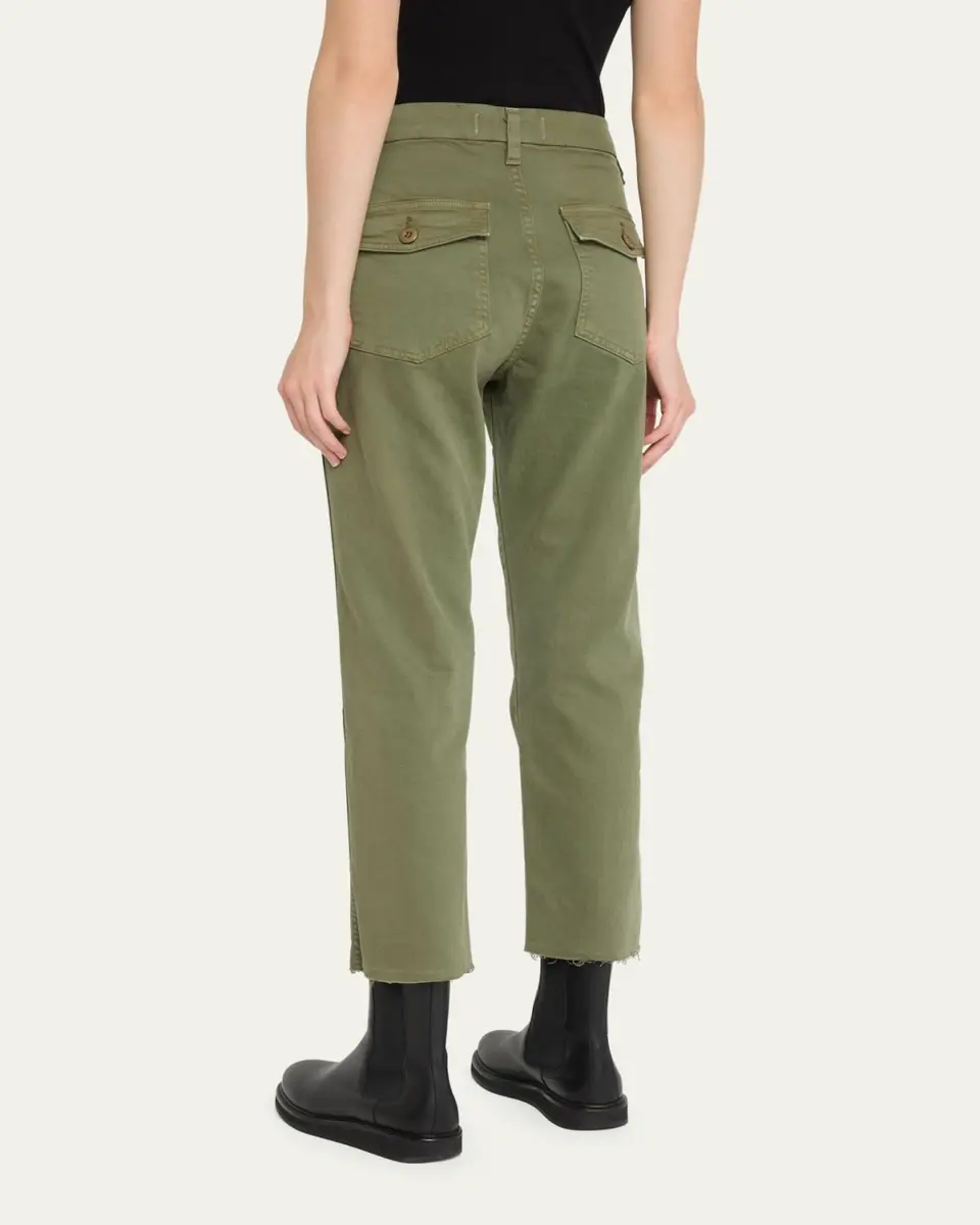 AMO Denim Easy Straight Cropped Army Trousers | Thumbnail 7 AMO Denim Easy Straight Cropped Army Trousers | Thumbnail 7