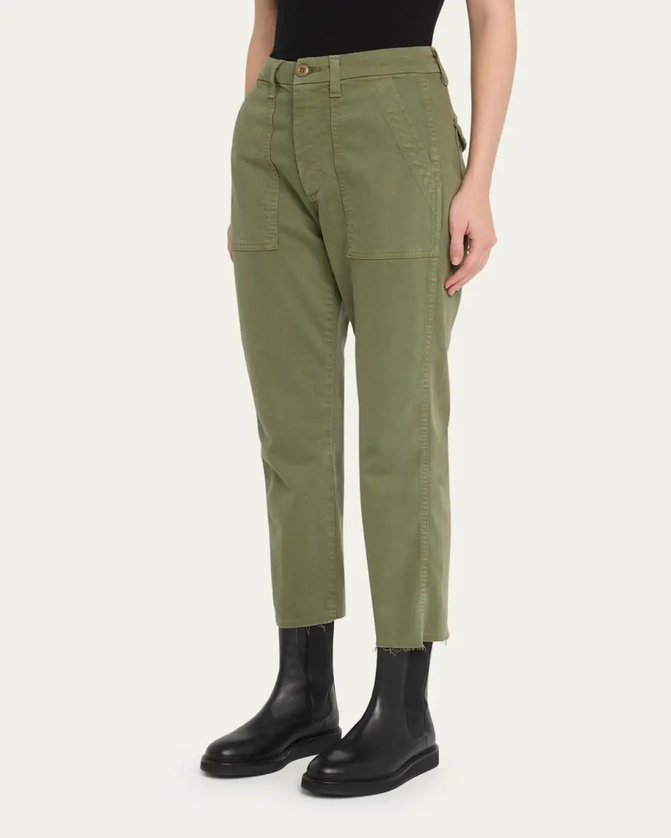 AMO Denim Easy Straight Cropped Army Trousers | Thumbnail 8 AMO Denim Easy Straight Cropped Army Trousers | Thumbnail 8