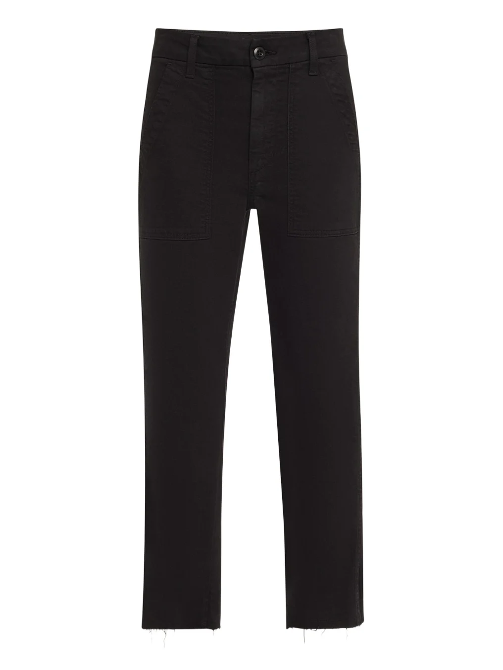 AMO Denim Easy Straight Cropped Army Trousers