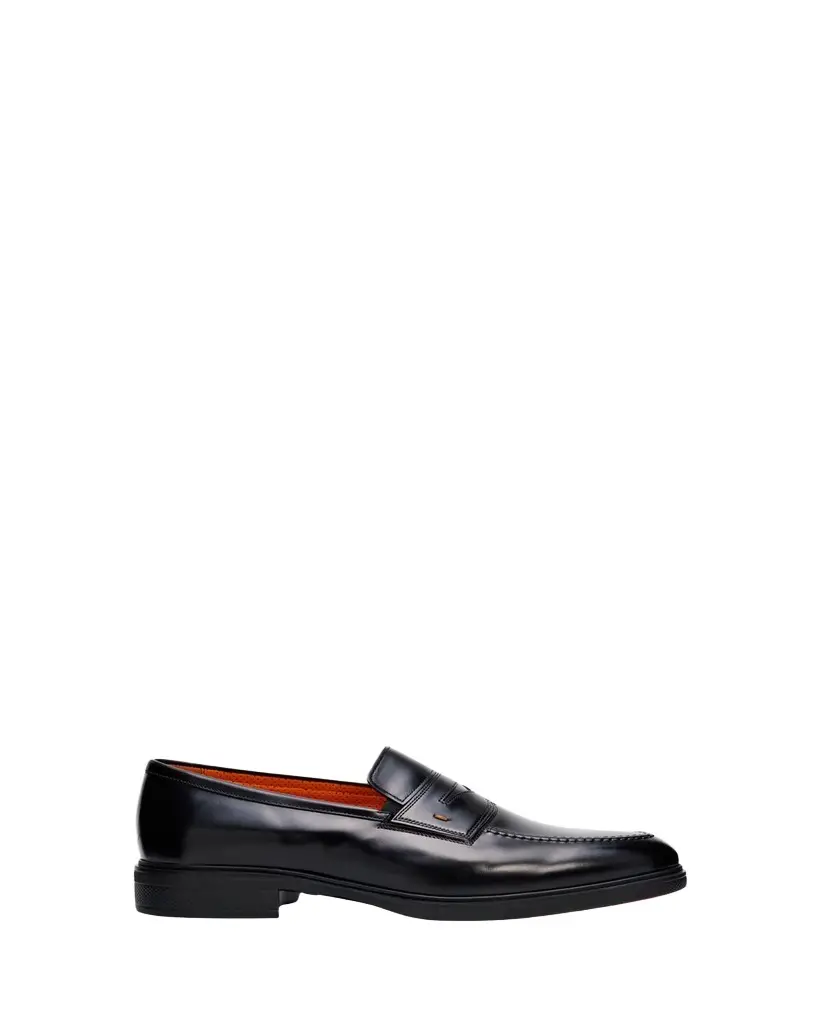 Santoni Men's Easy Leather Penny Loafers | Image 1 Santoni Men's Easy Leather Penny Loafers | Image 1