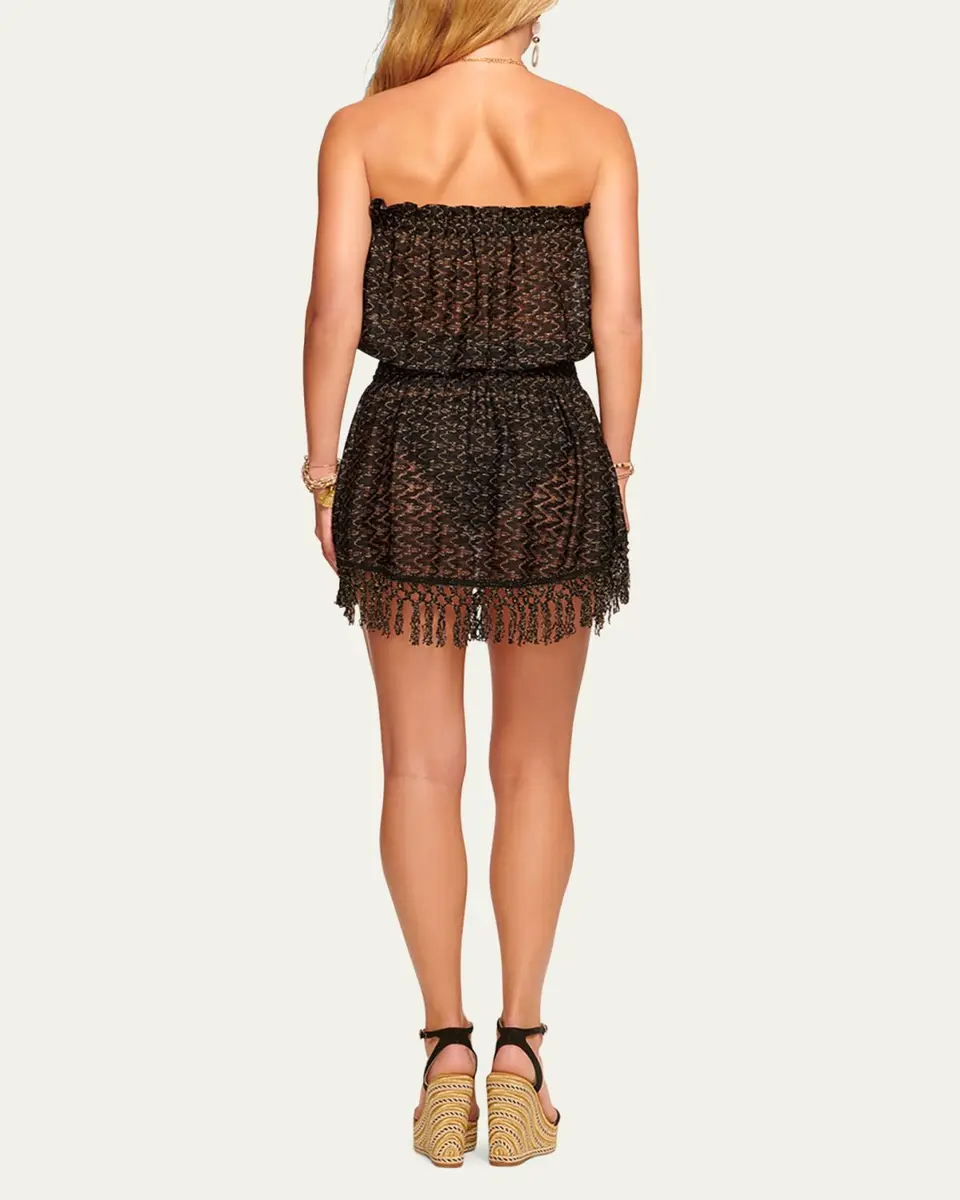 Ramy Brook Lauryn Strapless Crochet Mini Dress | Thumbnail 3 Ramy Brook Lauryn Strapless Crochet Mini Dress | Thumbnail 3