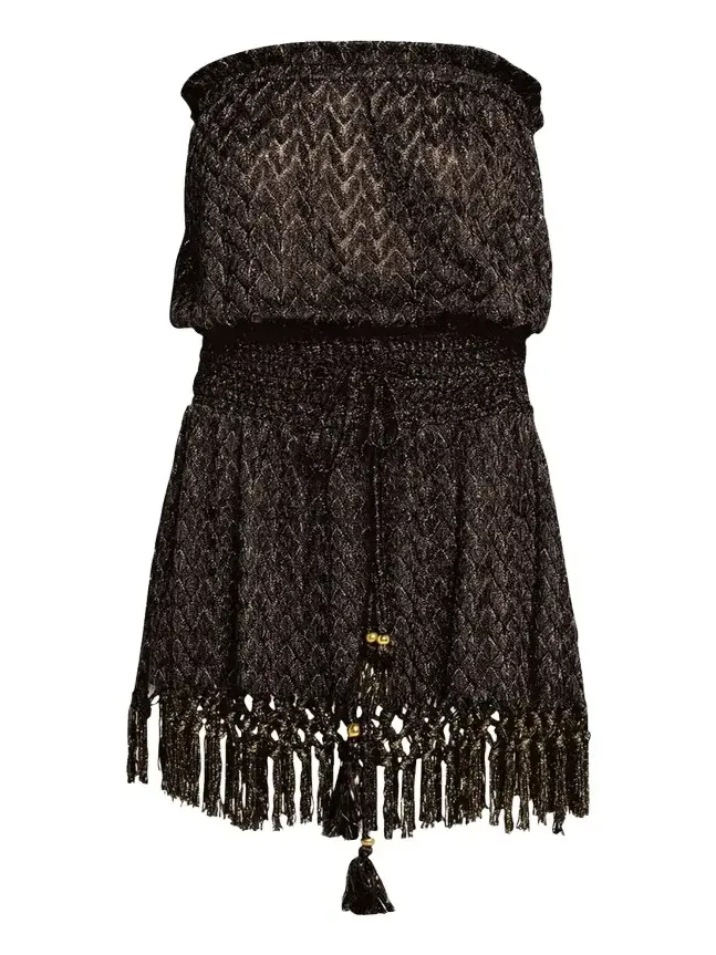 Lauryn Strapless Crochet Mini Dress Lauryn Strapless Crochet Mini Dress