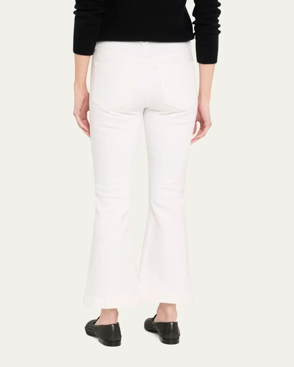 Veronica Beard Carson High-Rise Ankle Flare Jeans | Thumbnail 3