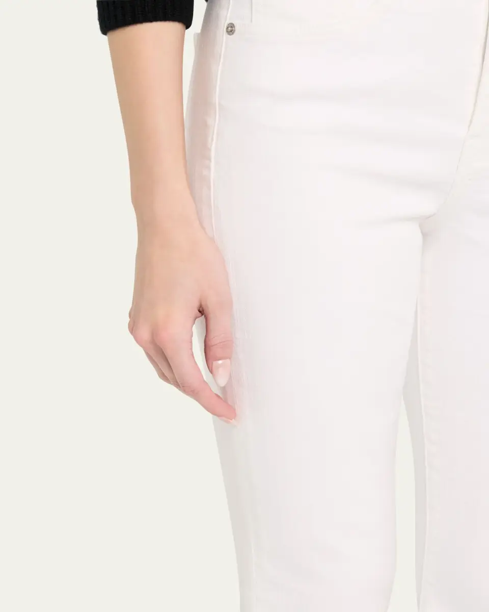 Veronica Beard Carson High-Rise Ankle Flare Jeans | Thumbnail 5