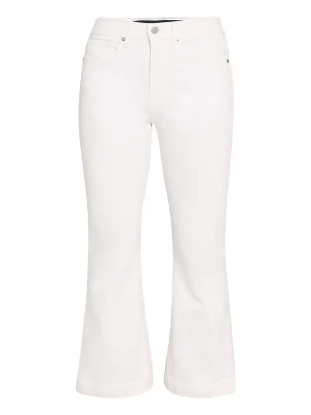 Veronica Beard Carson High-Rise Ankle Flare Jeans