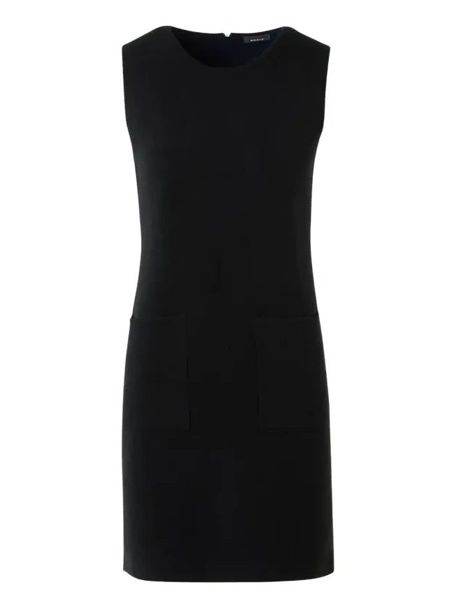 Cashmere Double-Face Knit Sleeveless Dress