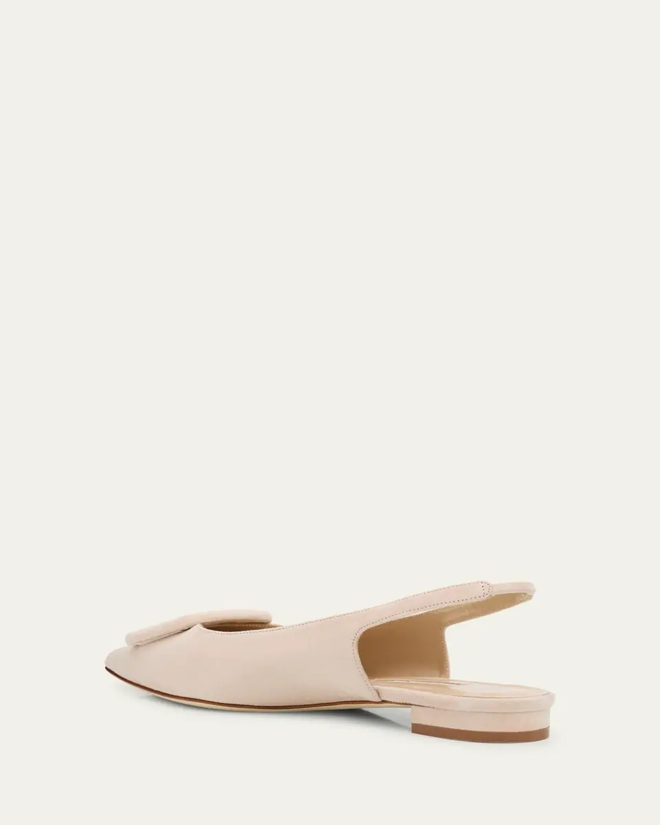 Manolo Blahnik Maylura Suede Slingback Ballerina Flats | Thumbnail 2 Manolo Blahnik Maylura Suede Slingback Ballerina Flats | Thumbnail 2