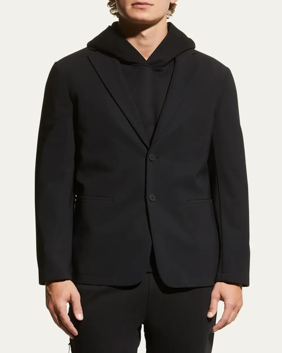 Theory Men's Clinton Precision Ponte Blazer | Thumbnail 4 Theory Men's Clinton Precision Ponte Blazer | Thumbnail 4