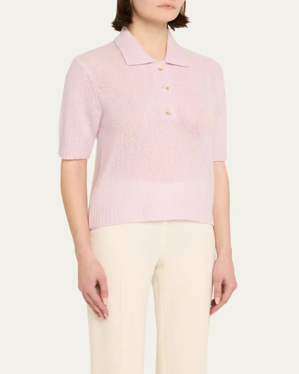 Lisa Yang Masy Cashmere Polo Sweater | Thumbnail 12