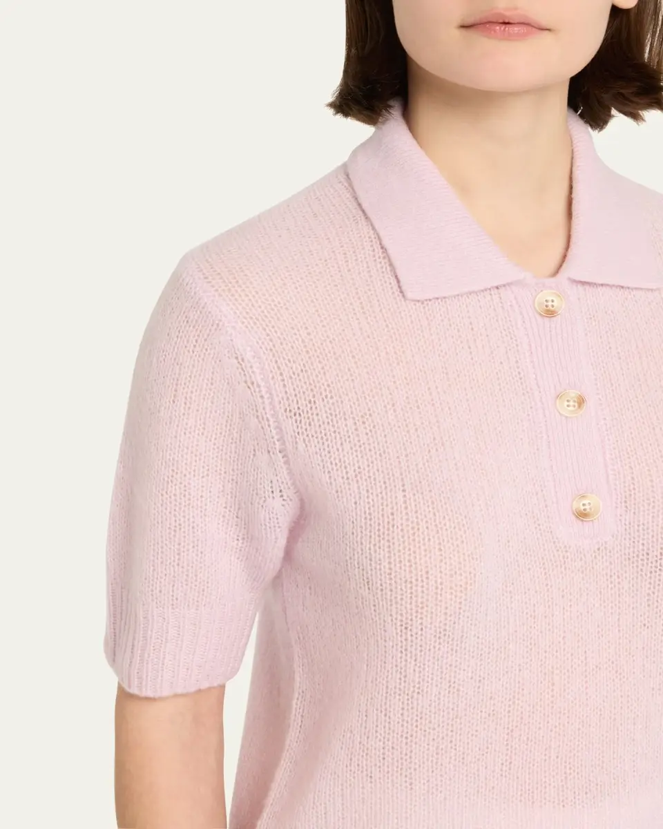 Lisa Yang Masy Cashmere Polo Sweater | Thumbnail 13