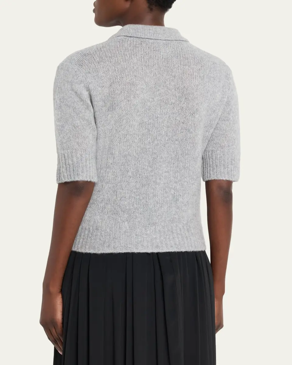 Lisa Yang Masy Cashmere Polo Sweater | Thumbnail 3