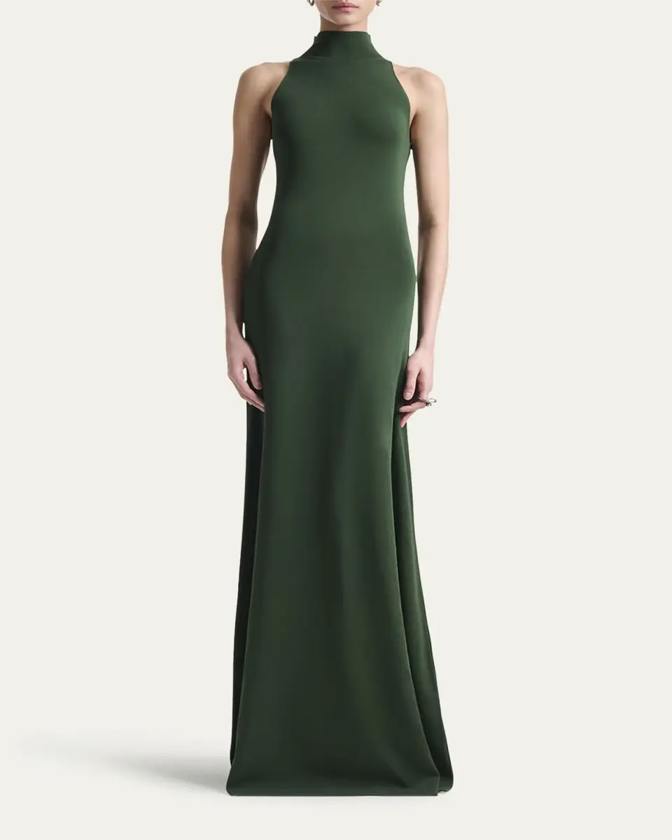 Altuzarra Neddie Turtleneck Metallic Knit Maxi Dress | Thumbnail 2 Altuzarra Neddie Turtleneck Metallic Knit Maxi Dress | Thumbnail 2