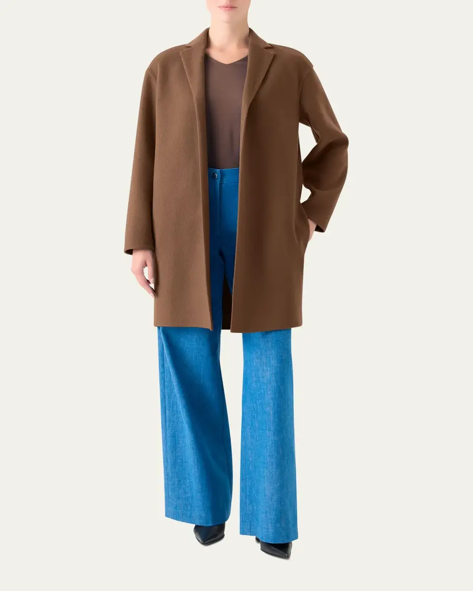Akris Mae Cashmere Top Coat | Thumbnail 2 Akris Mae Cashmere Top Coat | Thumbnail 2