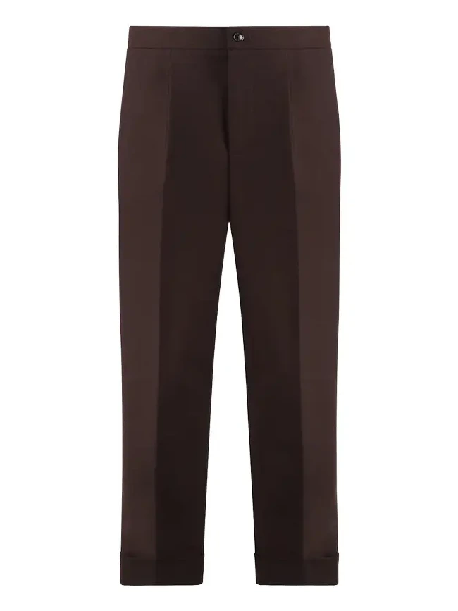 UMIT BENAN Men's Brushed Cotton Trousers