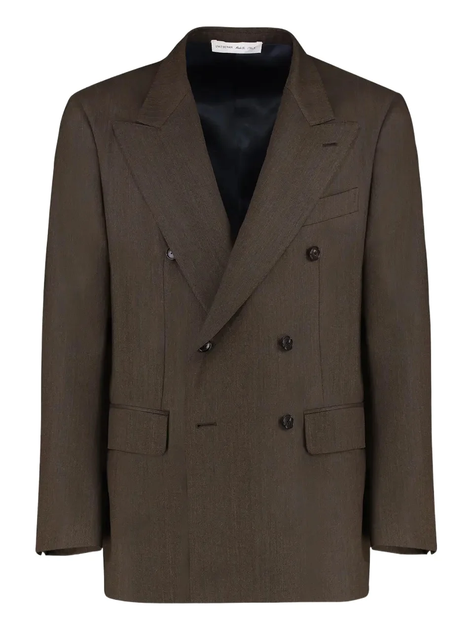Men's Pietro Melange Wool Double-Breasted Blazer