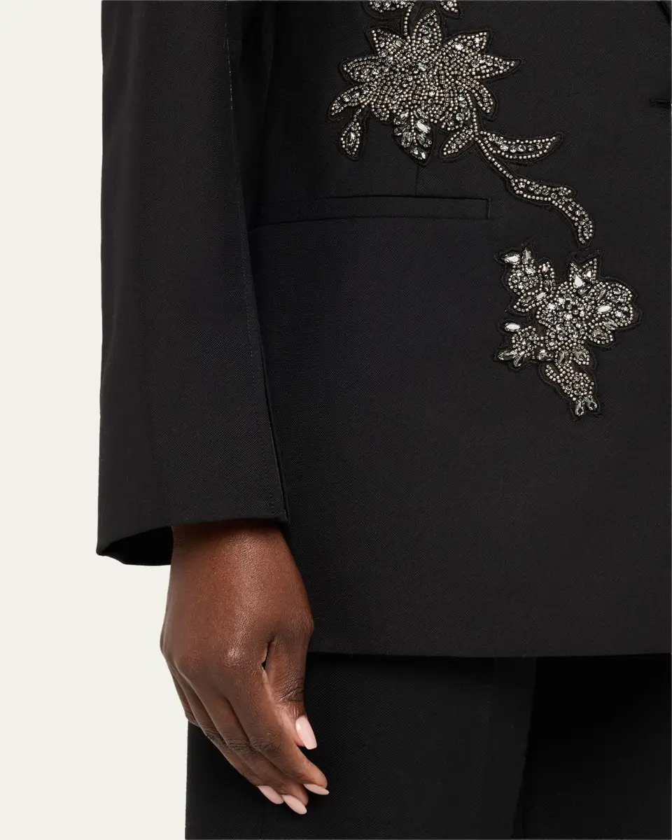 Kobi Halperin Lariz Single-Button Crystal Applique Jacket | Thumbnail 5 Kobi Halperin Lariz Single-Button Crystal Applique Jacket | Thumbnail 5