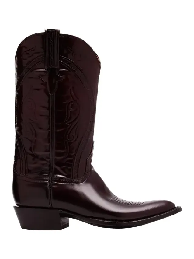 Lucchese Men's Gavin Santini Goat Leather Cowboy Boots