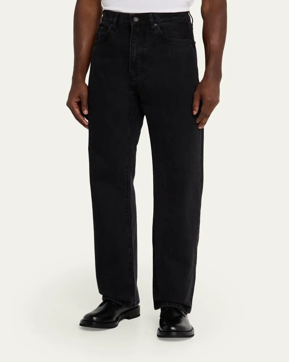Jeanerica Men's Black Denim Straight-Leg Five-Pocket Pants | Thumbnail 4 Jeanerica Men's Black Denim Straight-Leg Five-Pocket Pants | Thumbnail 4