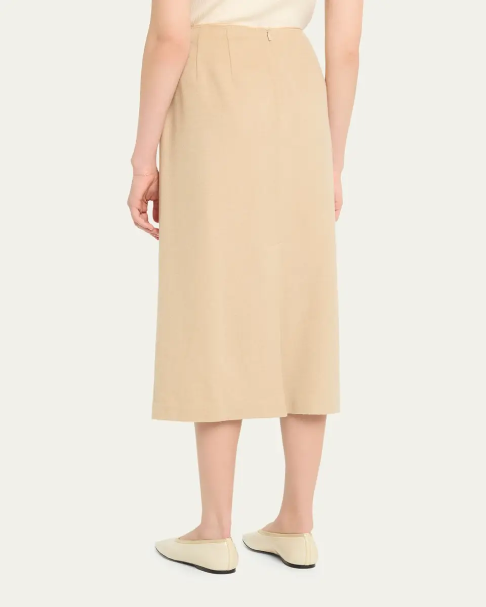 Lafayette 148 New York Cashmere-Blend Midi Pencil Skirt | Thumbnail 3 Lafayette 148 New York Cashmere-Blend Midi Pencil Skirt | Thumbnail 3