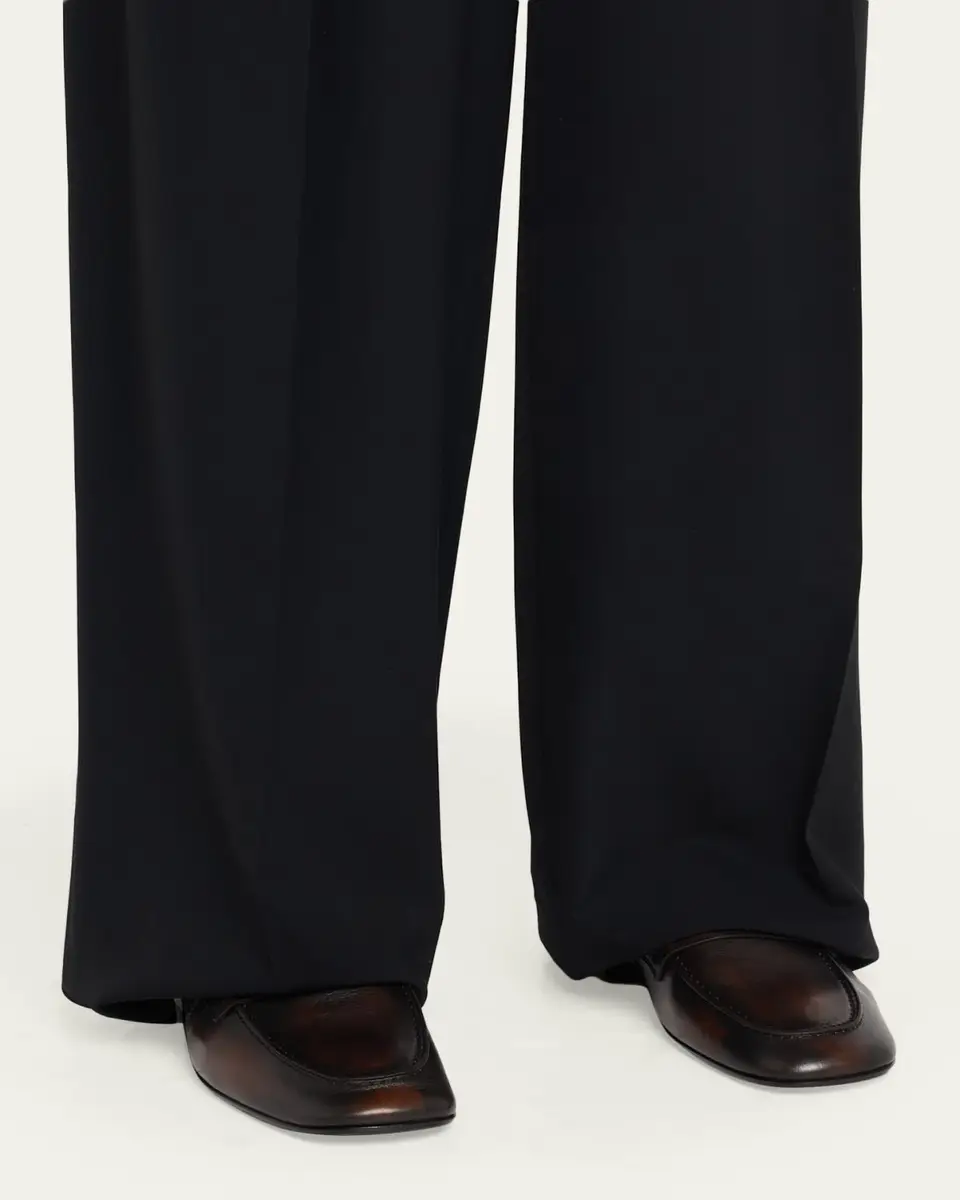 Dries Van Noten Leather Penny Loafers | Thumbnail 2