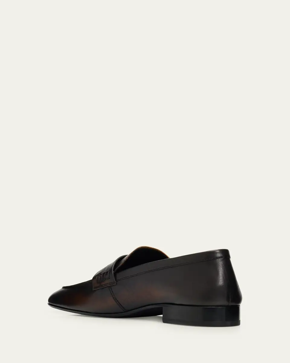 Dries Van Noten Leather Penny Loafers | Thumbnail 4
