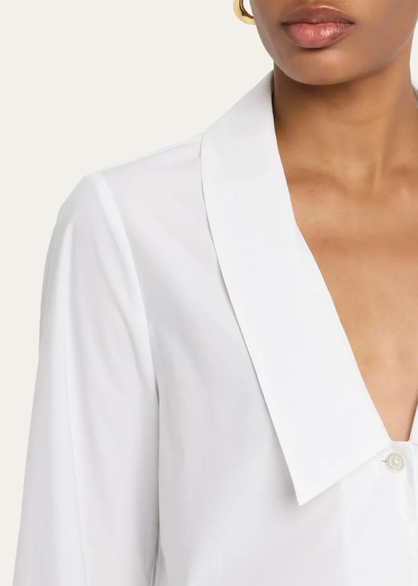 Frame The Low Collar Shirt | Thumbnail 5