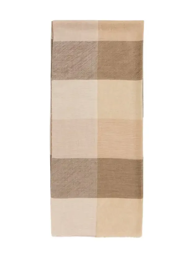 Men's Cashmere Maxi-Check Eyelash Fringe Scarf Men's Cashmere Maxi-Check Eyelash Fringe Scarf