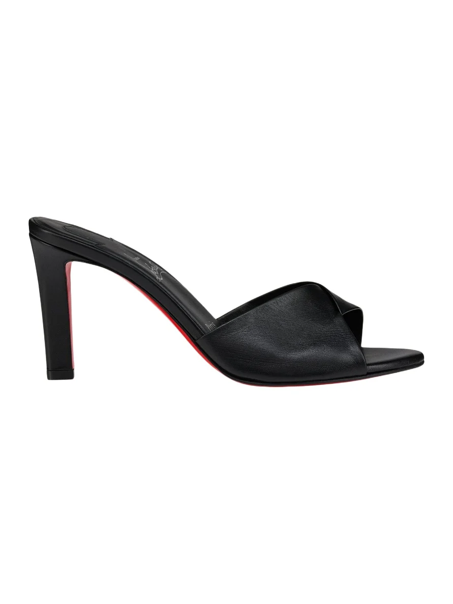 Christian Louboutin 85mm Fanny Leather Slide Sandals