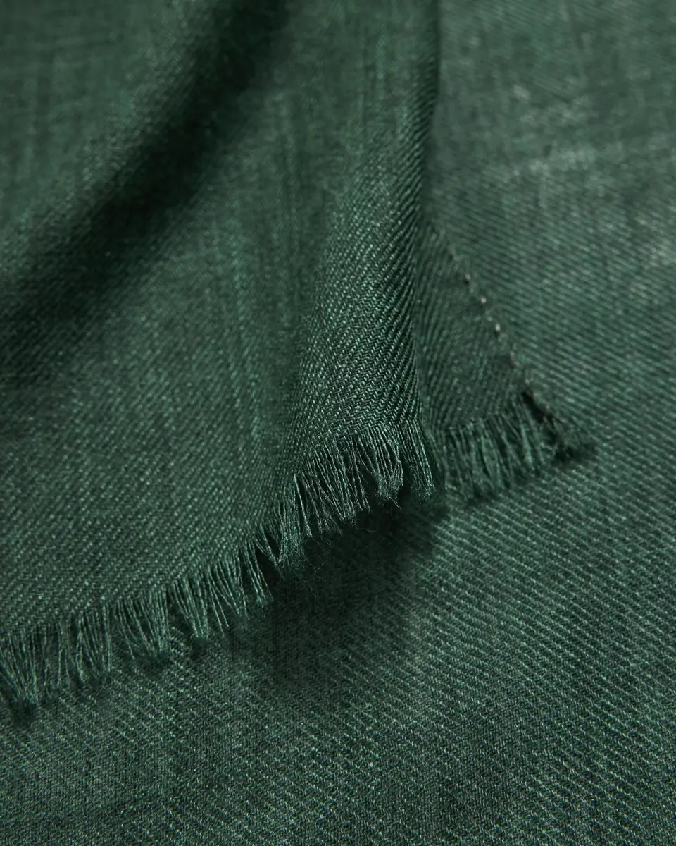 PIACENZA 1733 Men's Cashmere Eyelash Fringe Solid Scarf | Thumbnail 4 PIACENZA 1733 Men's Cashmere Eyelash Fringe Solid Scarf | Thumbnail 4